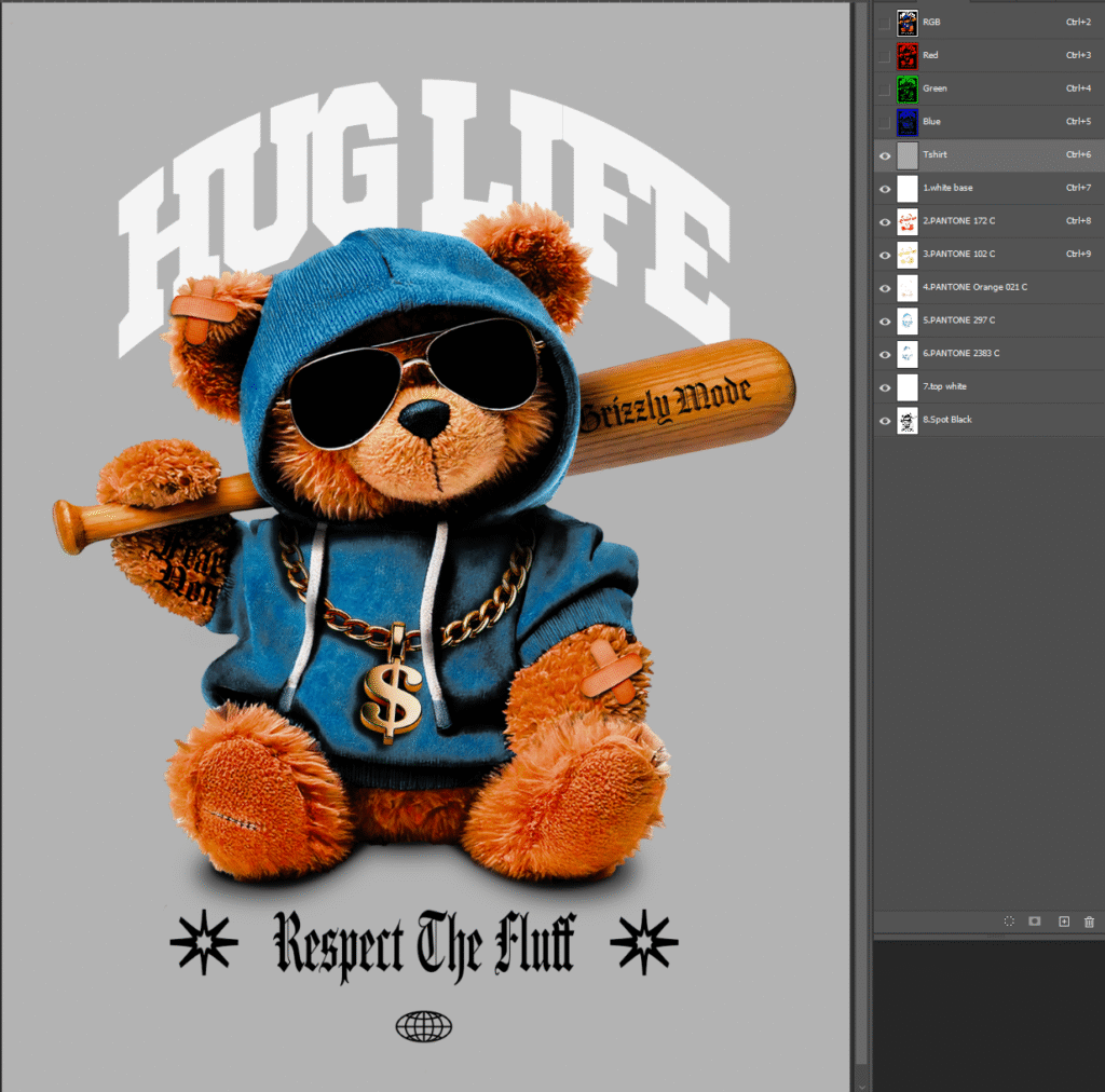 screen printing color separation