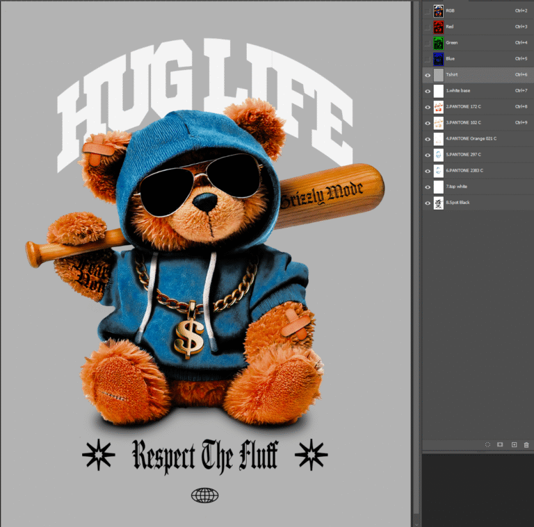 screen printing color separation
